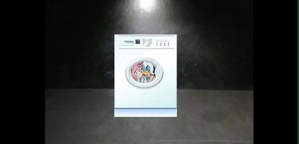  rare animation 4 round and round in washing machine